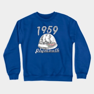 1959 Plymouth Snow Dome Crewneck Sweatshirt